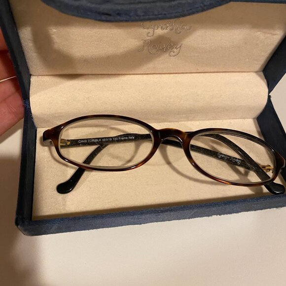 Cynthia Rowley Vintage‎ Eyeglasses with Case – Navy Blue Retro Look main image 9